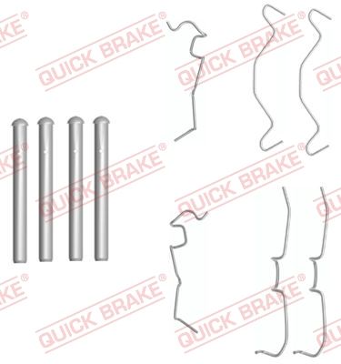 QUICK BRAKE Piederumu komplekts, Disku bremžu uzlikas 109-1650